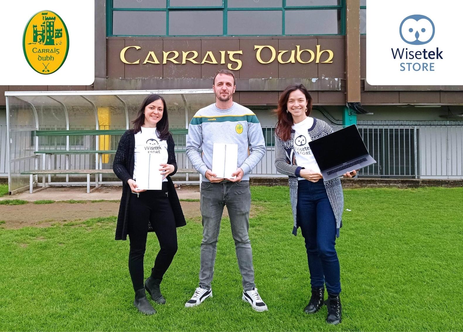 Wisetek Store donates IT equipment to Blackrock Hurling Club