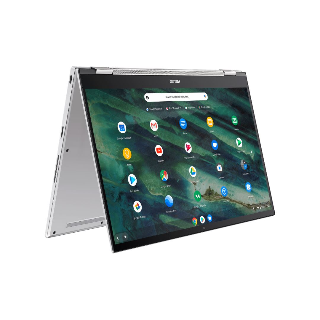 ASUS CHROMEBOOK FLIP C436FA 14" 8 GB 128 GB SSD I3-10110U 2.10 GHz CHROME OS WHITE ENGLISH GB (Fair)