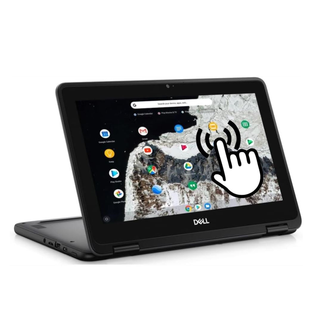 DELL CHROMEBOOK 3100 2-IN-1 12" 4GB 32GB CELERON N4000 1,10 GHz CHROME OS Schwarz Schwedisch (Sehr gut)