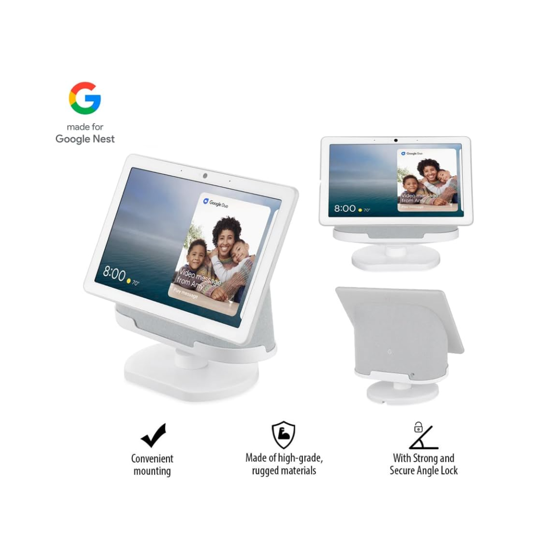 Google Nest Hub Max Smart Speaker - Chalk (GA00426-US)