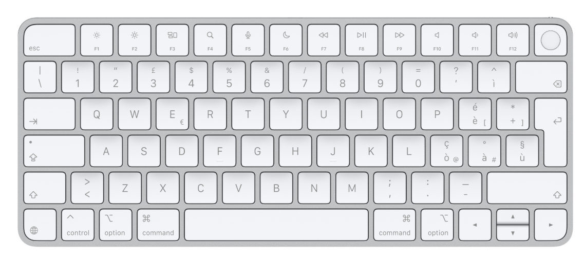 Tastiera Apple Magic MK293F/A con Touch ID - TASTIERA FRANCESE