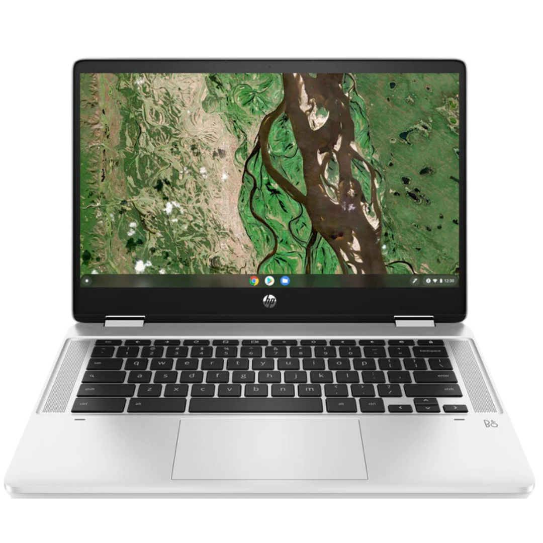 HP CHROMEBOOK X360 14 G1 14" 8 GB 64 GB MMC I3-8130U 2.20 GHz CHROME OS SILVER ENGLISH GB (Fair)