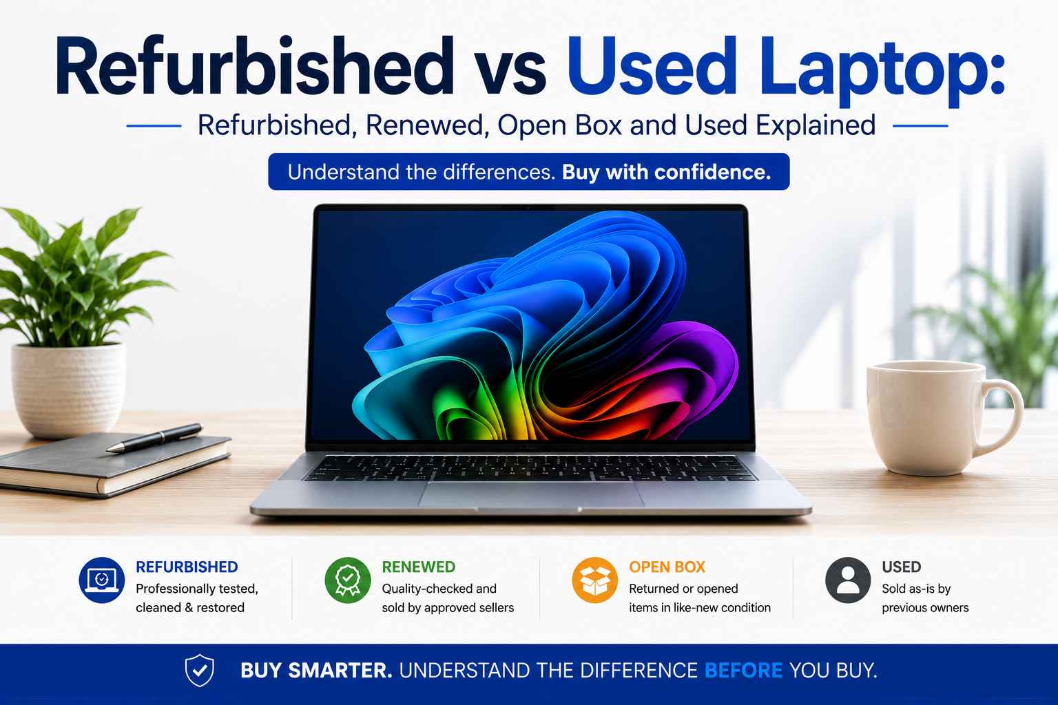 Refurbished vs Used Laptop: Refurbished, Renewed, Open Box and Used Explained