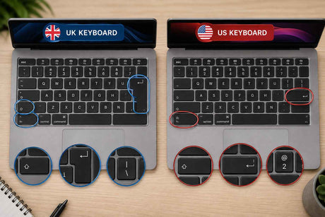 UK vs US Keyboard Layout What Actually Changes