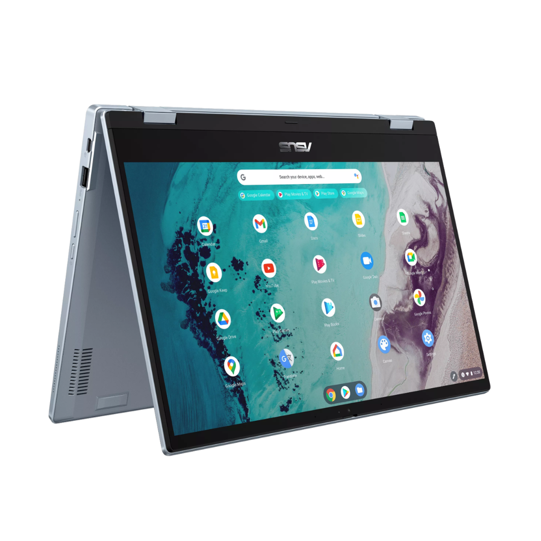ASUS CHROMEBOOK FLIP CX3 14" 8 GB 256 GB SSD I3-1110G4 1.80 GHz CHROME OS BLUE ENGLISH (Fair)