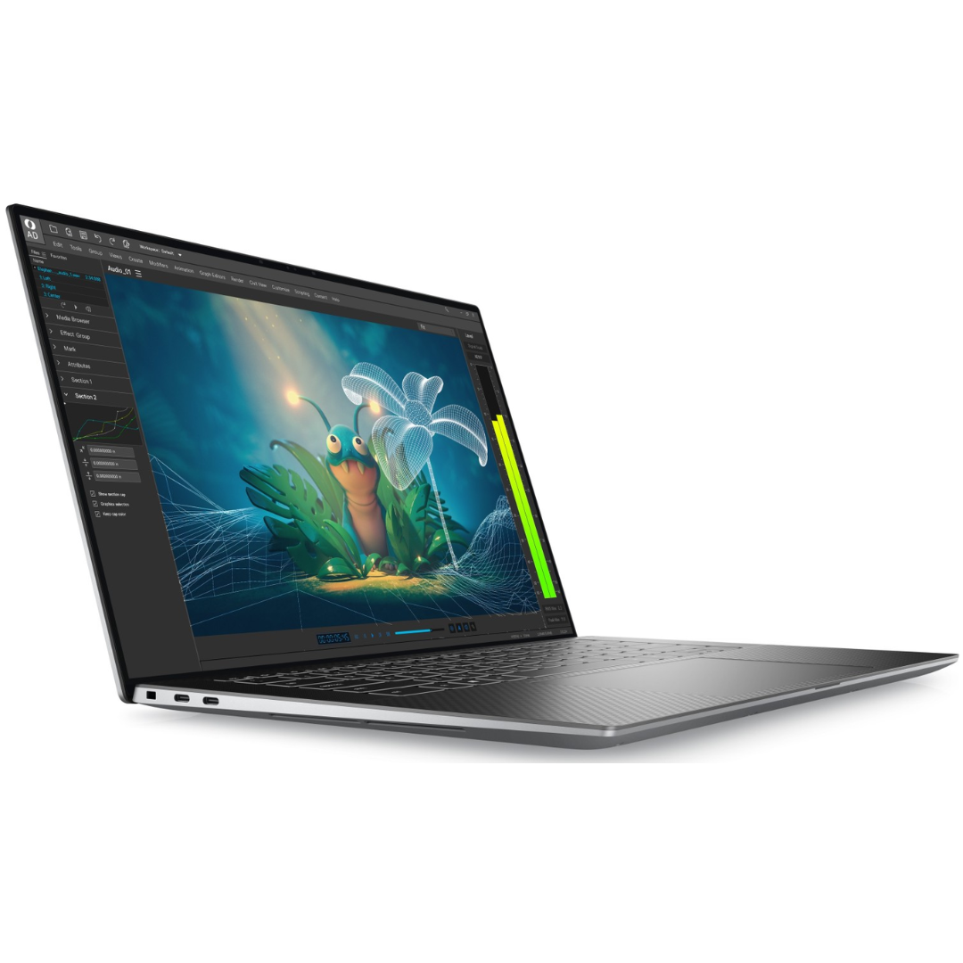 DELL PRECISION 5570 16" 32 GB 1000 GB SSD I7-12800H 4,80 GHz W11H SPACE GRAY ITALIENISCH (Akzeptabel)