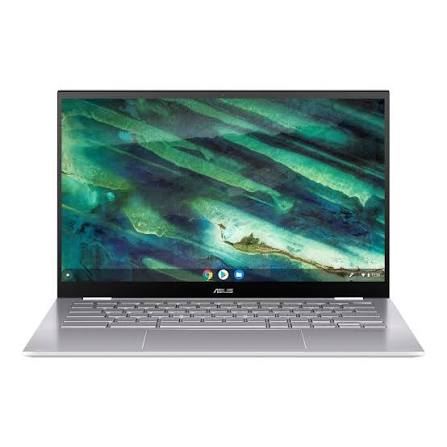 ASUS CHROMEBOOK FLIP C436FA 14" 8 GB 256 GB SSD I5-10210U 1.60 GHz CHROME OS SILVER ENGLISH (Fair)