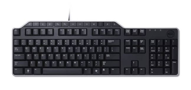 DELL Tastatur (Englisch) KB522, Standard, USB, 02H8RN (KB522, Standard, USB, Membran, QWERTY, Schwarz)