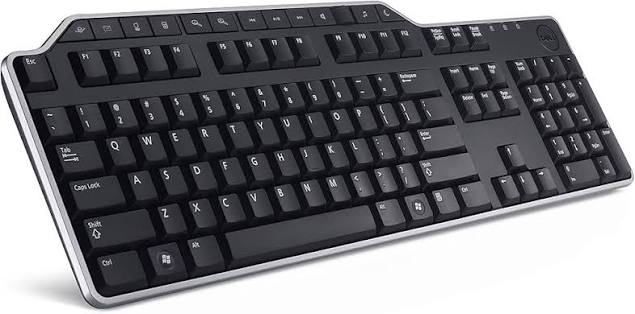 Dell KB522 Multimedia USB Keyboard QWERTY US Black Plastic Volume Keys