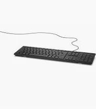 Teclado con cable Dell - KB216 - Reino Unido (QWERTY) - Negro